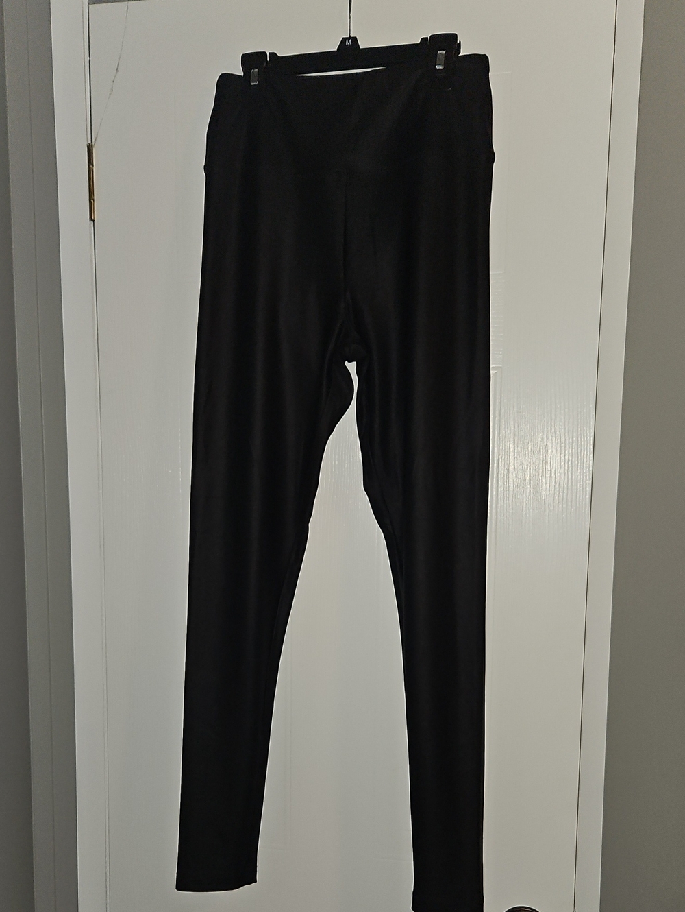 Nwot- Chocolate Black Stretch Ponte Leggings